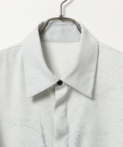 HARE（ハレ）の「ランドスケープフォトシャツ(HARE)（シャツ/ブラウス・メンズ・ブラック/グレー・FREE）」の3枚目の写真