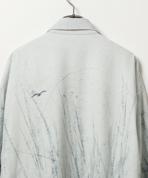 HARE（ハレ）の「ランドスケープフォトシャツ(HARE)（シャツ/ブラウス・メンズ・ブラック/グレー・FREE）」の8枚目の写真