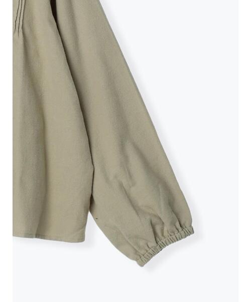 Samansa Mos2（サマンサ モスモス）の「切替フリルブラウス（シャツ/ブラウス・レディース・ブラック/キナリ/グリーン・ﾌﾘ-）」の22枚目の写真