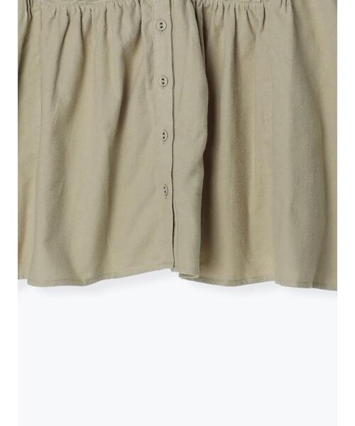 Samansa Mos2（サマンサ モスモス）の「切替フリルブラウス（シャツ/ブラウス・レディース・ブラック/キナリ/グリーン・ﾌﾘ-）」の21枚目の写真