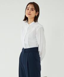 green label relaxing | ピンタック ギャザー シャツ(シャツ/ブラウス)