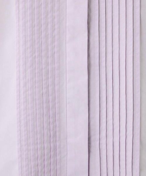 green label relaxing(グリーンレーベルリラクシング)の「ピンタック ギャザー シャツ(シャツ/ブラウス・レディース・ライラック/ホワイト/その他1・FREE)」の14枚目の写真