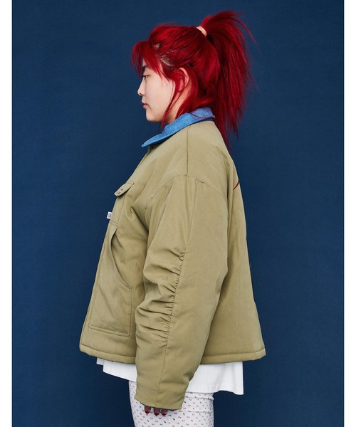 Little sunny bite(リトルサニーバイト)の「STRANGER THINGS × little sunny bite Jacket(ミリタリージャケット・レディース・ブラック/カーキ/ピンク・SMALL/MEDIUM)」の20枚目の写真