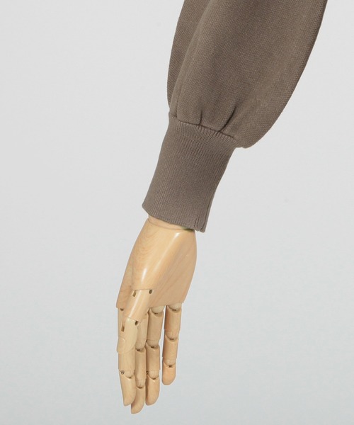 Julia Boutique(ジュリアブティック)の「ボウタイミニ丈タイトニットワンピース/22656(ワンピース・レディース・ネイビー/アイボリー/モカ・ONE)」の19枚目の写真