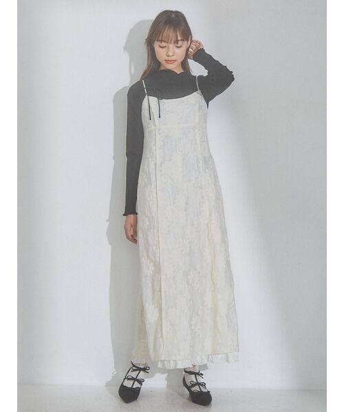 merry jenny(メリージェニー)の「ribbonラップニットtops(ニット/セーター・レディース・アイボリー/ブラック/ブルー・FREE)」の13枚目の写真