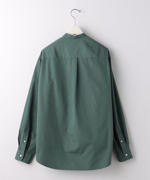 green label relaxing（グリーンレーベルリラクシング）の「トーマスメイソン ジャストルーズ バンドカラーシャツ（シャツ/ブラウス・メンズ・ネイビー/イエロー/ケリー・S/L/XL/M/XXL）」の14枚目の写真