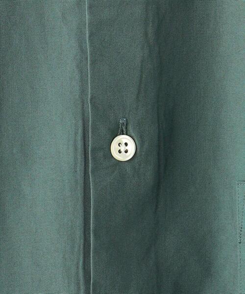 green label relaxing（グリーンレーベルリラクシング）の「トーマスメイソン ジャストルーズ バンドカラーシャツ（シャツ/ブラウス・メンズ・ネイビー/イエロー/ケリー・S/L/XL/M/XXL）」の19枚目の写真