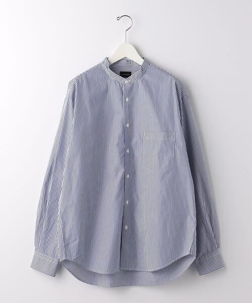 green label relaxing（グリーンレーベルリラクシング）の「トーマスメイソン ジャストルーズ バンドカラーシャツ（シャツ/ブラウス・メンズ・ネイビー/イエロー/ケリー・S/L/XL/M/XXL）」の22枚目の写真