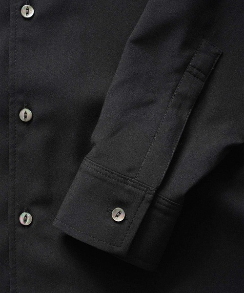 SHAREEF(シャリーフ)の「SEPARATE SLEEVE SHIRTS(シャツ/ブラウス・メンズ・ブラック/ホワイト/ブラウン・1/2/3)」の8枚目の写真