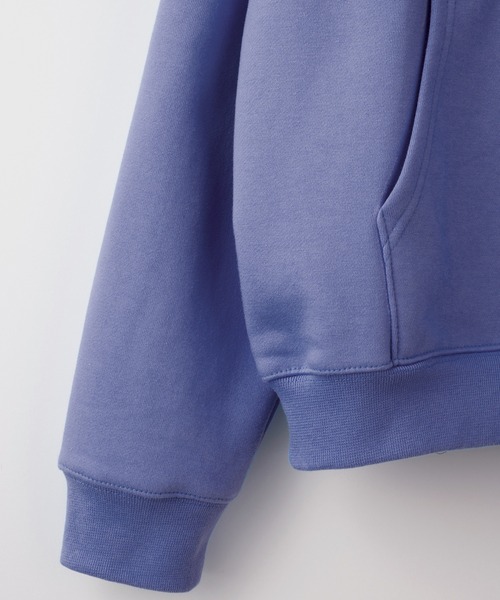 D.TT.K(ディティーティーケー)の「D.TT.K TEAM ZIP HOODIE 刺繍ロゴ オーバーサイズ ジップ パーカー(パーカー・メンズ・ホワイト/ライトパープル/ブラック・MEDIUM/LARGE/X-LARGE)」の8枚目の写真