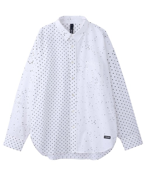 POLKA DOT PATTERN L/S SHIRT