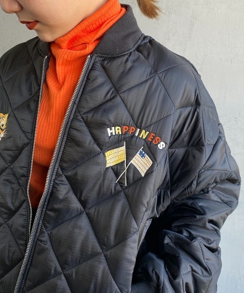 JEANS FACTORY キルティングジャケット ODDMENT/オッドメント] M-65 リメイクショートキルティング