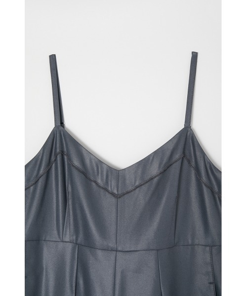 MOUSSY（マウジー）の「【HOLIDAY COLLECTION】WIDE CAMI オールインワン（つなぎ/オールインワン・レディース・グレー/ブラウン・2/1）」の9枚目の写真