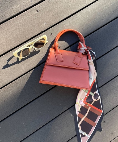 Cheek（チーク）の「マイクロ２ＷＡＹバッグ（ハンドバッグ・レディース・オレンジ/グリーン/ブラック・FREE）」の3枚目の写真