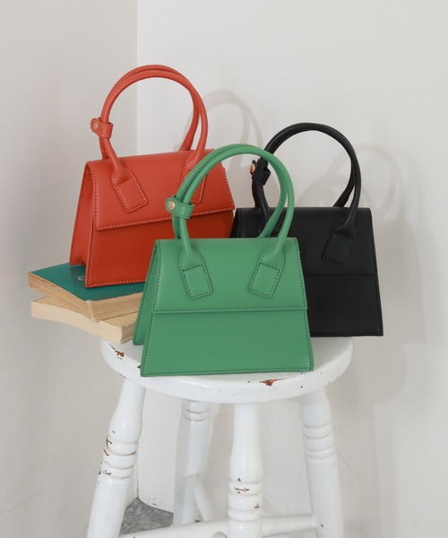 Cheek（チーク）の「マイクロ２ＷＡＹバッグ（ハンドバッグ・レディース・オレンジ/グリーン/ブラック・FREE）」の2枚目の写真