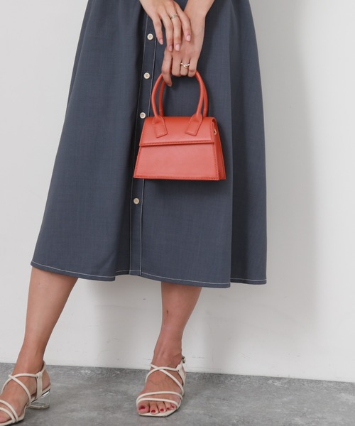 Cheek（チーク）の「マイクロ２ＷＡＹバッグ（ハンドバッグ・レディース・オレンジ/グリーン/ブラック・FREE）」の4枚目の写真