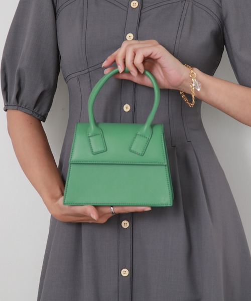 Cheek（チーク）の「マイクロ２ＷＡＹバッグ（ハンドバッグ・レディース・オレンジ/グリーン/ブラック・FREE）」の11枚目の写真