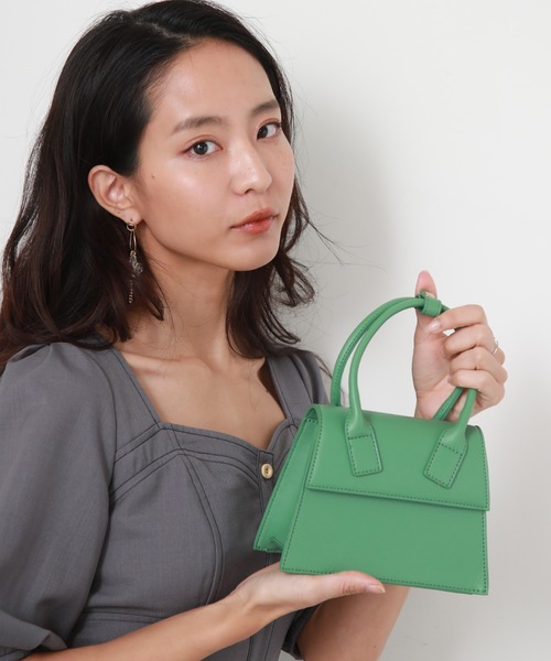 Cheek（チーク）の「マイクロ２ＷＡＹバッグ（ハンドバッグ・レディース・オレンジ/グリーン/ブラック・FREE）」の14枚目の写真