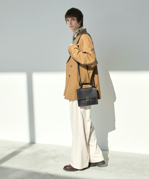 シンセティックレザー 2WAYショルダーハンドルバッグ EMMA CLOTHES