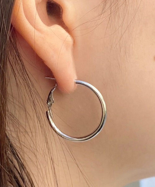 WEGO（ウィゴー）の「WEGO/BIGフープピアス（ピアス（両耳用）・レディース・その他2/その他1・FREE）」の8枚目の写真