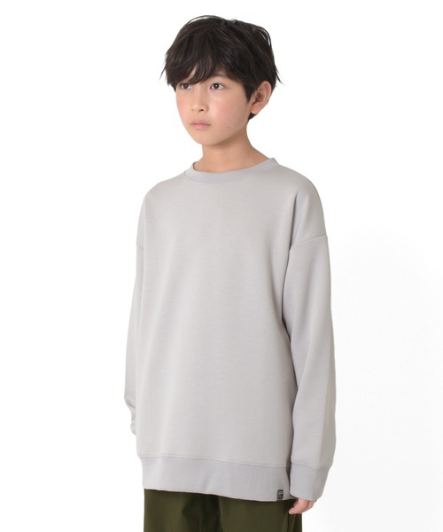 GLAZOS（グラソス）の「ダンボール・トレーナー（スウェット・キッズ・サックスブルー/ブラック/ライトグレー・140cm/150cm/160cm/170cm）」の12枚目の写真