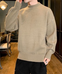 タートルネックニットセーター