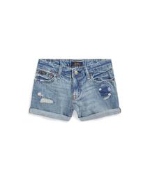 POLO RALPH LAUREN CHILDRENSWEAR（ポロ ラルフ ローレン チルドレンズウェア）の「ディストレスト デニム ショートパンツ（デニムパンツ・キッズ）」