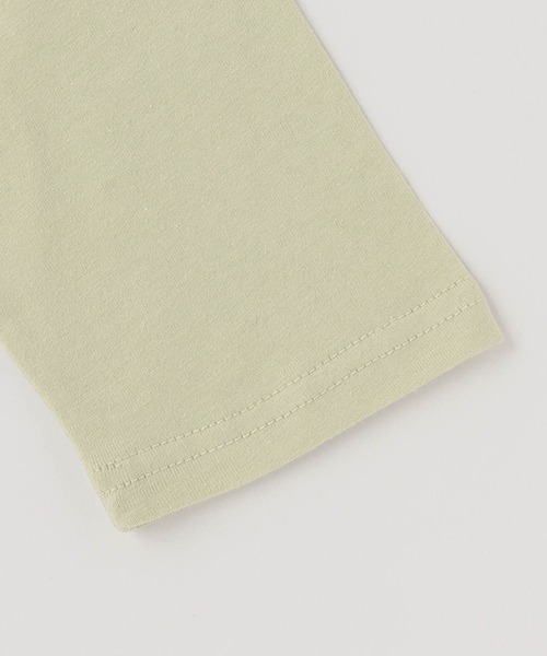 petit main（プティマイン）の「【GOOD PRICE】リボン7分丈T（Tシャツ/カットソー・キッズ・オフホワイト/ライトピンク/ライトグリーン/ブラック・80ｃｍ/90cm/100cm/110cm/120cm/130cm）」の13枚目の写真