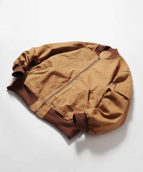 ROOPTOKYO(ループトウキョウ)の「ダックボンバージャケット(MA-1・メンズ・ブラック/キャメル/カーキ・M/XL/L)」の3枚目の写真