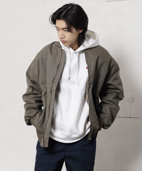ROOPTOKYO(ループトウキョウ)の「ダックボンバージャケット(MA-1・メンズ・ブラック/キャメル/カーキ・M/XL/L)」の1枚目の写真