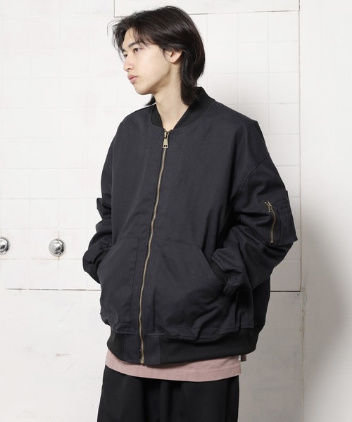 ROOPTOKYO(ループトウキョウ)の「ダックボンバージャケット(MA-1・メンズ・ブラック/キャメル/カーキ・M/XL/L)」の2枚目の写真