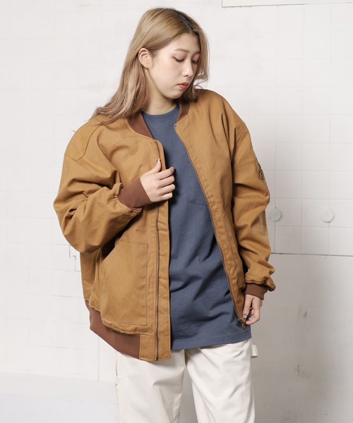ROOPTOKYO(ループトウキョウ)の「ダックボンバージャケット(MA-1・メンズ・ブラック/キャメル/カーキ・M/XL/L)」の6枚目の写真