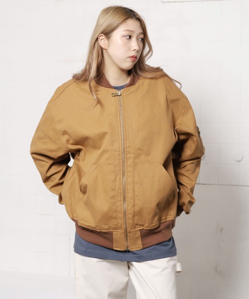 ROOPTOKYO(ループトウキョウ)の「ダックボンバージャケット(MA-1・メンズ・ブラック/キャメル/カーキ・M/XL/L)」の9枚目の写真