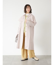 ehka sopo | ケープ付ステンカラーコート(ステンカラーコート)