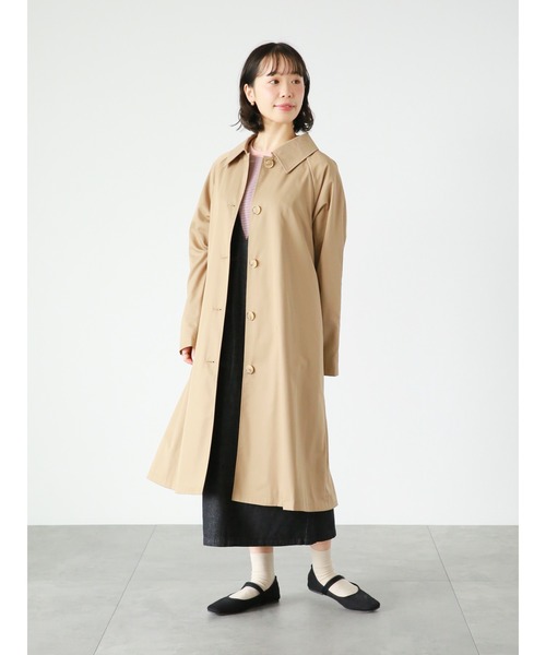 ehka sopo（エヘカソポ）の「ケープ付ステンカラーコート（ステンカラーコート・レディース・ベージュ/カーキ/ライトベージュ・ﾌﾘ-）」の18枚目の写真
