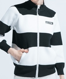 CPG GOLF | ボーダーニットZIPブルゾン(ブルゾン)