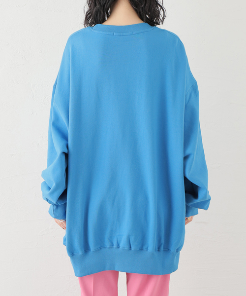 TheOpen Product（ザオープンプロダクト）の「【THE OPEN PRODUCT】ROYAL LETTER SWEATSHIRT：スウェット（スウェット・レディース・イエロー/ブルー系その他・MEDIUM）」の6枚目の写真