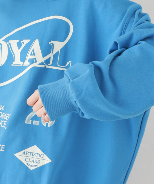 TheOpen Product（ザオープンプロダクト）の「【THE OPEN PRODUCT】ROYAL LETTER SWEATSHIRT：スウェット（スウェット・レディース・イエロー/ブルー系その他・MEDIUM）」の10枚目の写真