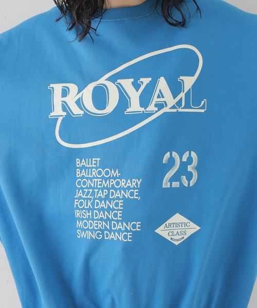 TheOpen Product（ザオープンプロダクト）の「【THE OPEN PRODUCT】ROYAL LETTER SWEATSHIRT：スウェット（スウェット・レディース・イエロー/ブルー系その他・MEDIUM）」の11枚目の写真