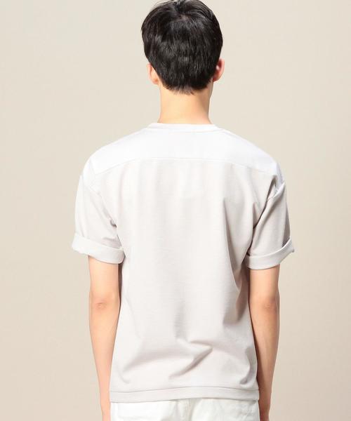 BEAUTY&YOUTH UNITED ARROWS（ビューティーアンドユースユナイテッドアローズ）の「BY ポンチ フォルム クルーネック ショートスリーブ◆（Tシャツ/カットソー・メンズ・ネイビー/オリーブ/ライトグレー/ロイヤルブルー/グレー/その他1/ダークグレー・LARGE/MEDIUM/SMALL/X-LARGE）」の17枚目の写真
