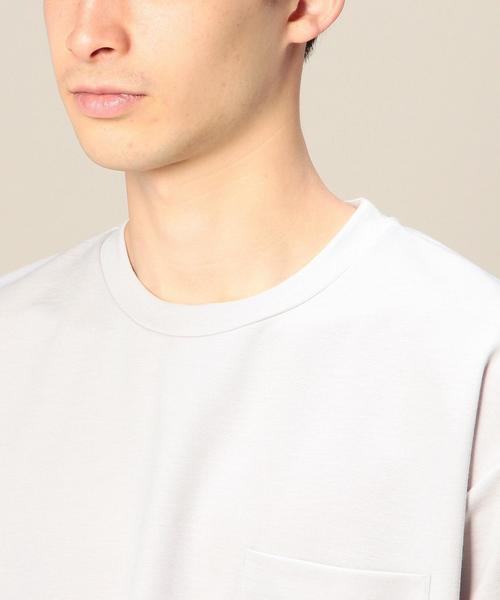 BEAUTY&YOUTH UNITED ARROWS（ビューティーアンドユースユナイテッドアローズ）の「BY ポンチ フォルム クルーネック ショートスリーブ◆（Tシャツ/カットソー・メンズ・ネイビー/オリーブ/ライトグレー/ロイヤルブルー/グレー/その他1/ダークグレー・LARGE/MEDIUM/SMALL/X-LARGE）」の14枚目の写真