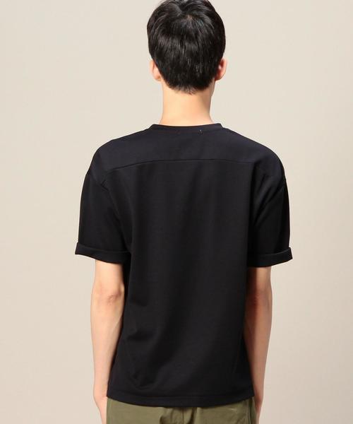 BEAUTY&YOUTH UNITED ARROWS（ビューティーアンドユースユナイテッドアローズ）の「BY ポンチ フォルム クルーネック ショートスリーブ◆（Tシャツ/カットソー・メンズ・ネイビー/オリーブ/ライトグレー/ロイヤルブルー/グレー/その他1/ダークグレー・LARGE/MEDIUM/SMALL/X-LARGE）」の22枚目の写真