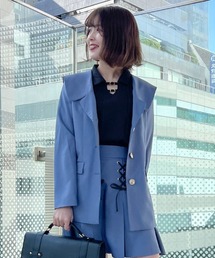 セーラーカラーロングジャケット