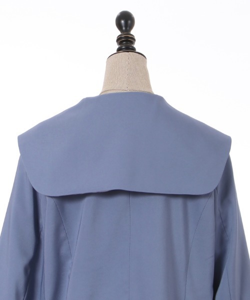axes femme POETIQUE（アクシーズファムポエティック）の「セーラーカラーロングジャケット（その他アウター・レディース・ベージュ/ブルー/ブラック・MEDIUM）」の20枚目の写真