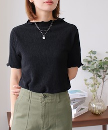 Social GIRL | プチハイネックメローリブトップス(Tシャツ/カットソー)