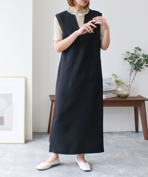 Social GIRL（ソーシャルガール）の「プチハイネックメローリブトップス（Tシャツ/カットソー・レディース・アイボリー/ブラック/グレイッシュベージュ/ブルー・M）」の9枚目の写真