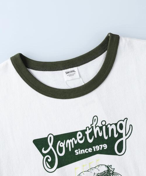 SOMETHING(サムシング)の「SOMETHING(サムシング)ヴィンテージリンガーTシャツ(Tシャツ/カットソー・レディース・グリーン・M/L)」の13枚目の写真