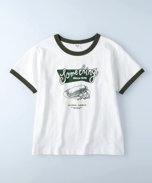 SOMETHING(サムシング)の「SOMETHING(サムシング)ヴィンテージリンガーTシャツ(Tシャツ/カットソー・レディース・グリーン・M/L)」の14枚目の写真