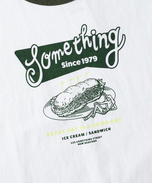 SOMETHING(サムシング)の「SOMETHING(サムシング)ヴィンテージリンガーTシャツ(Tシャツ/カットソー・レディース・グリーン・M/L)」の15枚目の写真