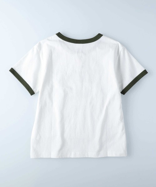 SOMETHING(サムシング)の「【SOMETHING】ヴィンテージリンガーTシャツ(Tシャツ/カットソー・レディース・グリーン・M/L)」の2枚目の写真